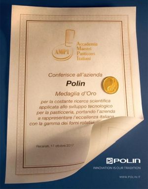 Zlat medaila pre Polin od akadmie AMPI v roku 2017