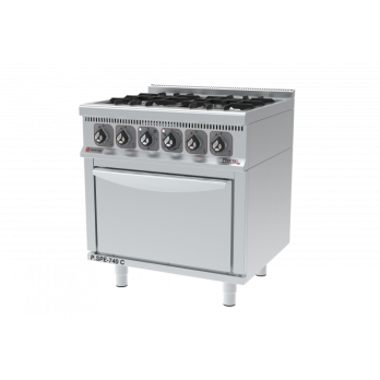 Kombinovaný sporák Gastro-Haal P.SPE-740-C, 700 séria