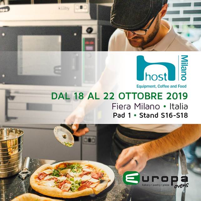 Výrobca pecí EUROPA vás pozýva na HOST MILANO 2019