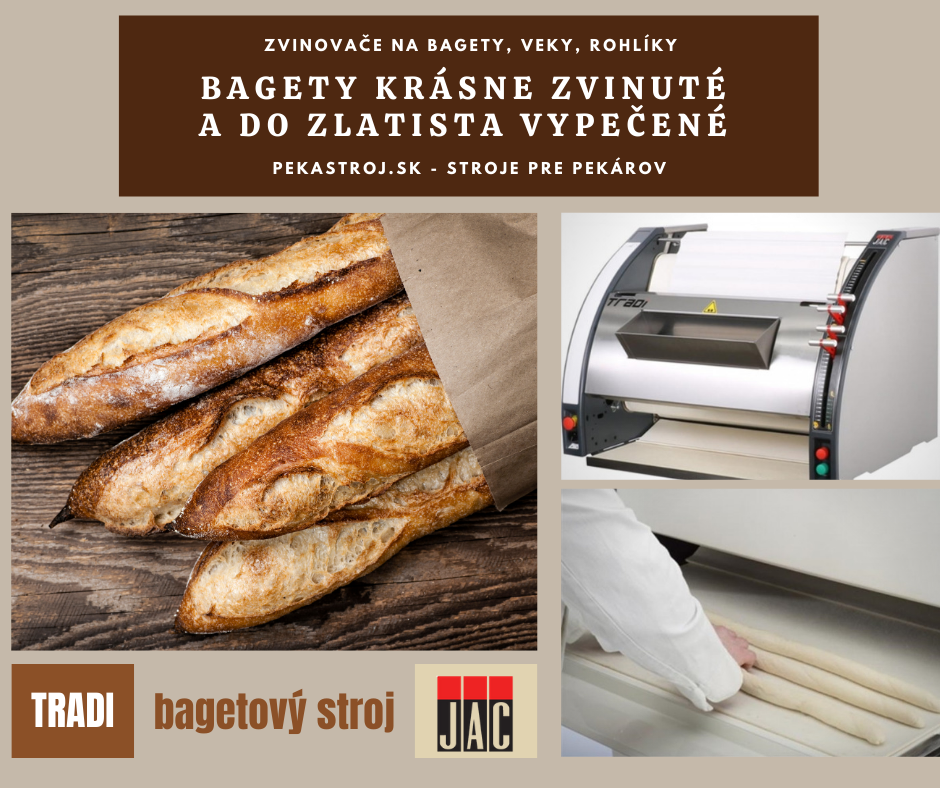 bagetové stroj a zvinovače bagiet Pekastroj Nitra