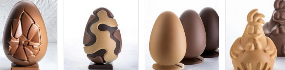 Silikonové formy na čokoládové vajíčka Pavoni od Pekastroj Nitra