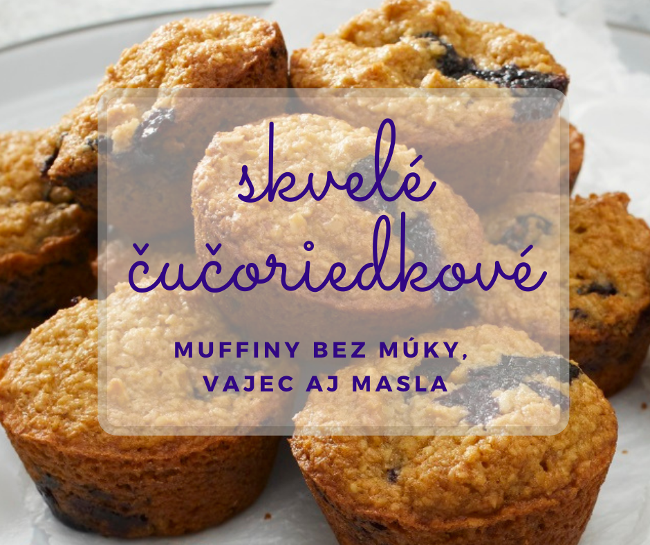 recept na vegnske uoriedkov muffiny