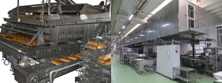 Gostol kompletné zariadenie priemyselných pekární
